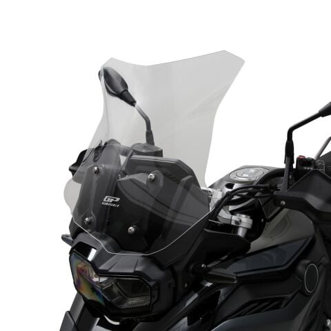 GP Kompozit BMW F 750 GS 2018-2024 Uyumlu Ön Cam Siyah