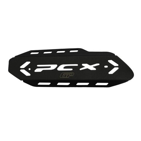 GP Kompozit Honda PCX 125 / 150 2018-2026 Uyumlu Egzoz Koruma Kapağı Siyah