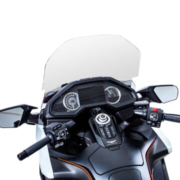 GP Kompozit Honda Gold Wing / Bagger 2018-2023 Uyumlu Baskılı Ön Cam Füme