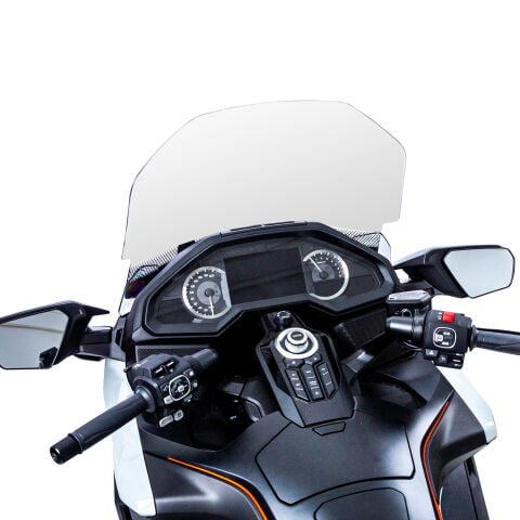 GP Kompozit Honda Gold Wing / Bagger 2018-2023 Uyumlu Baskılı Ön Cam Füme