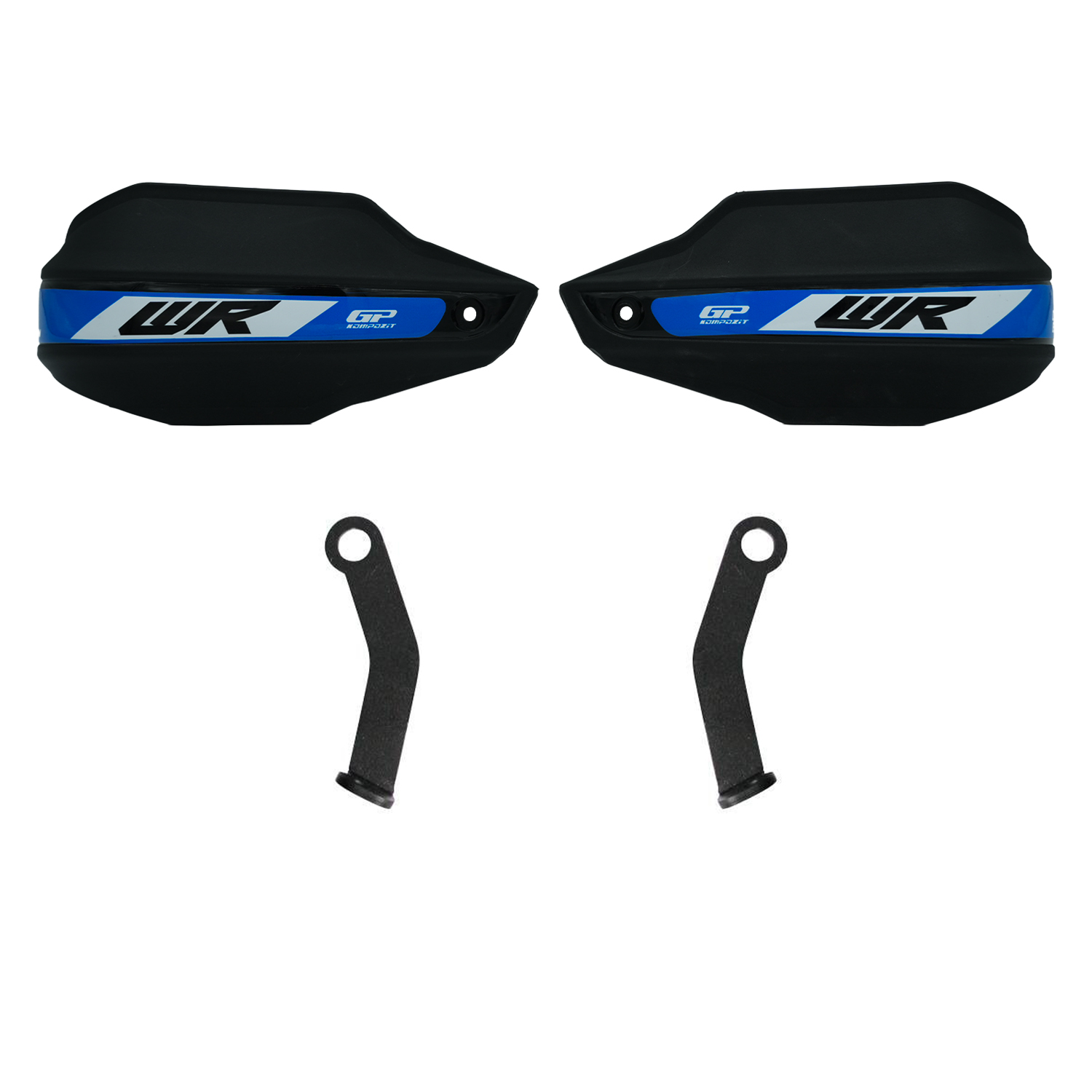 GP Kompozit Yamaha WR 125 R 2025-2026 Uyumlu Plastik Elcik Koruma Siyah