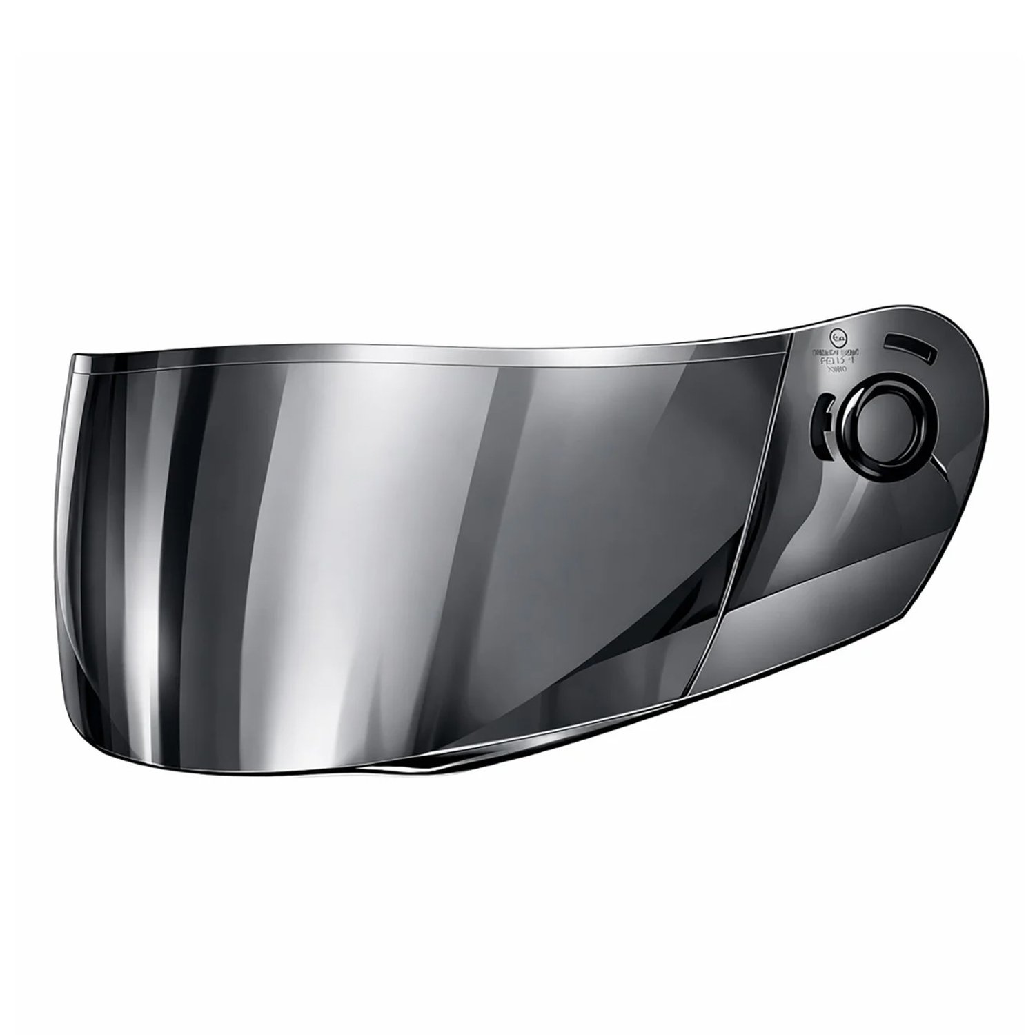 GP NERO MKS003 Uyumlu Motosiklet Kask Vizör Aynalı Gri