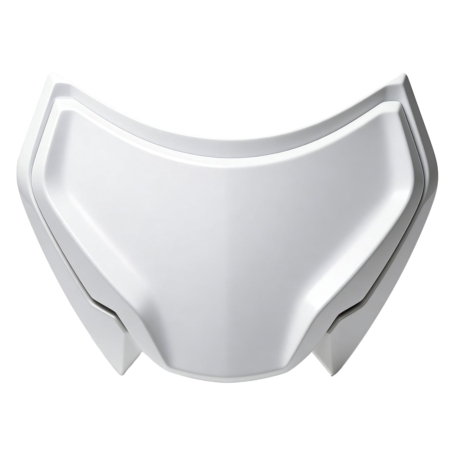 GP Kompozit MKS007 / MKS009 Uyumlu Motosiklet Kask Tepe Havalandırma Aparatı Mat Beyaz