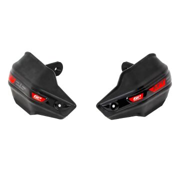 GP Kompozit Yamaha MT-25 2015-2024 Uyumlu Plastik Elcik Koruma Siyah KIRMIZI