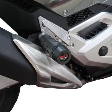 GP Kompozit Honda X-ADV 2017-2025 Uyumlu Egzoz Koruma Takozu Siyah