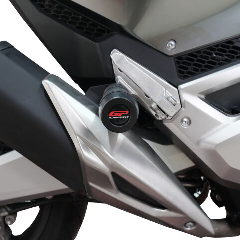 GP Kompozit Honda X-ADV 2017-2026 Uyumlu Egzoz Koruma Takozu Siyah