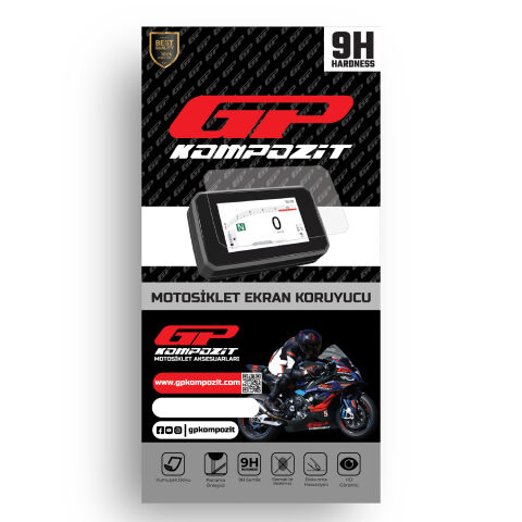 GP Kompozit BMW M 1000 XR 2024-2026 Uyumlu Motosiklet Ekran Koruyucu Şeffaf