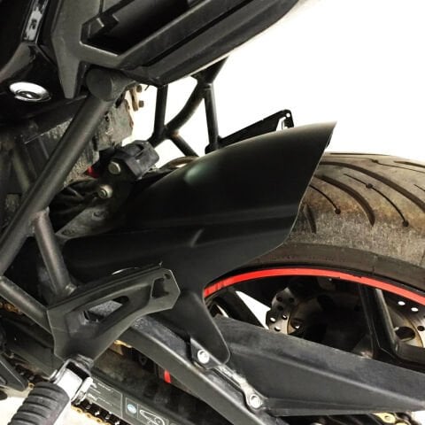 GP Kompozit Kawasaki Versys 650 2009-2017 Uyumlu Arka Çamurluk Siyah