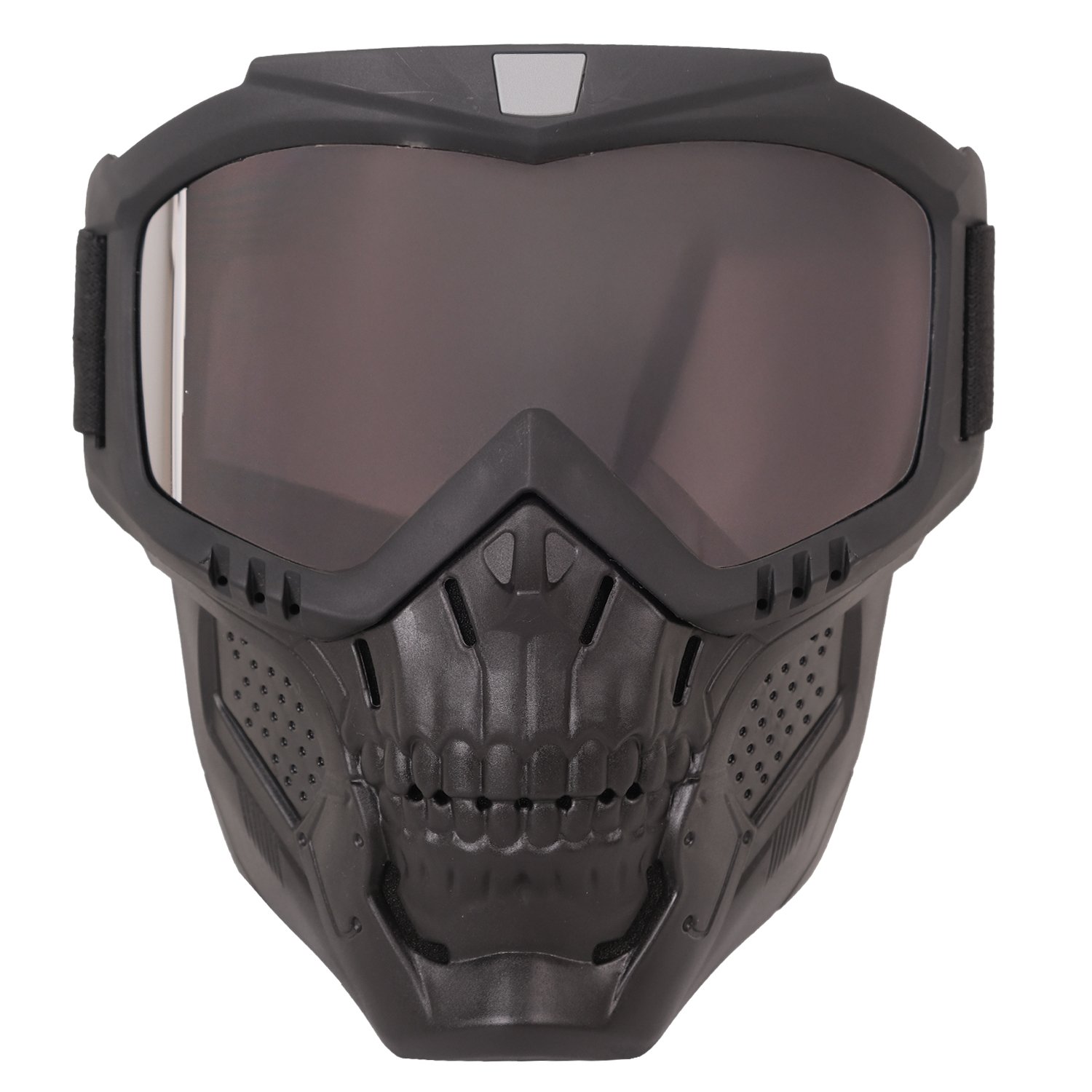 GP Kompozit MSK002 Enduro / Off-Road Maskeli Aynalı Motosiklet Gözlüğü Siyah