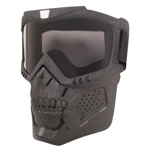 GP Kompozit MSK002 Enduro / Off-Road Maskeli Aynalı Motosiklet Gözlüğü Siyah