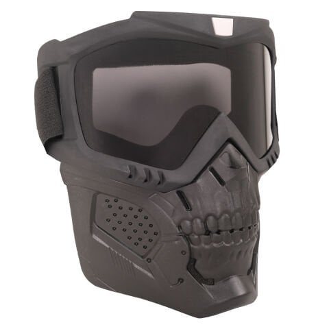 GP Kompozit MSK002 Enduro / Off-Road Maskeli Aynalı Motosiklet Gözlüğü Siyah