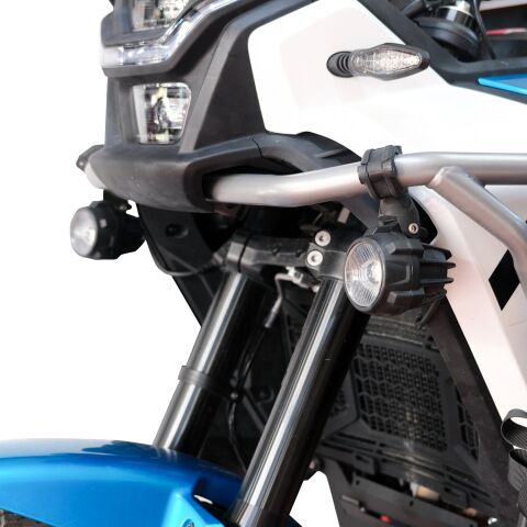 GP Kompozit SFR002 Medium Universal Çakarsız Motosiklet Sis Farı Seti Siyah