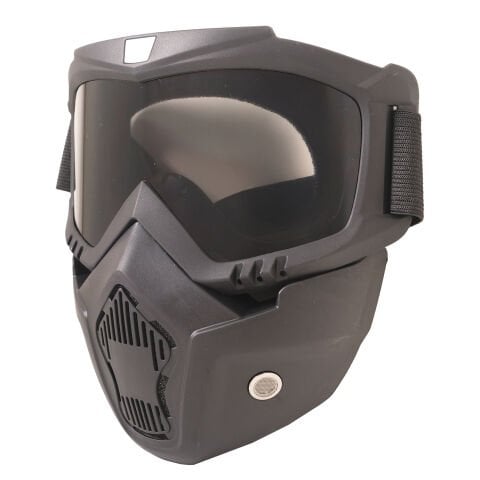 GP Kompozit MSK001 Enduro / Off-Road Maskeli Aynalı Motosiklet Gözlüğü Füme