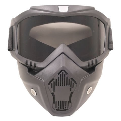 GP Kompozit MSK001 Enduro / Off-Road Maskeli Aynalı Motosiklet Gözlüğü Füme