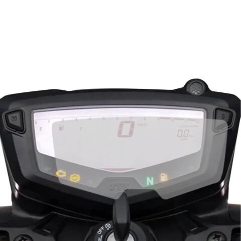 GP Kompozit TVS Apache RTR 200 2024 Uyumlu Motosiklet Ekran Koruyucu Şeffaf