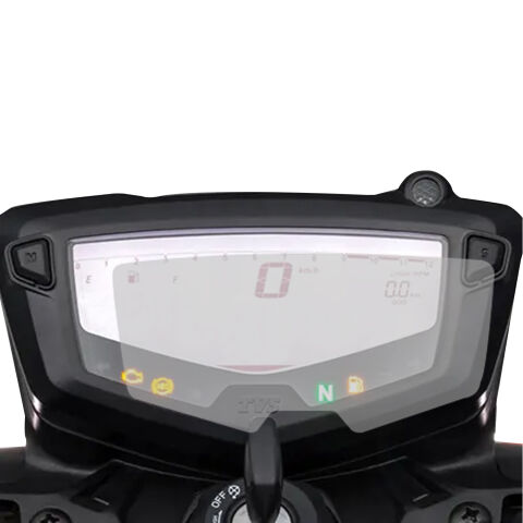 GP Kompozit TVS Apache RTR 200 2024 Uyumlu Motosiklet Ekran Koruyucu Şeffaf