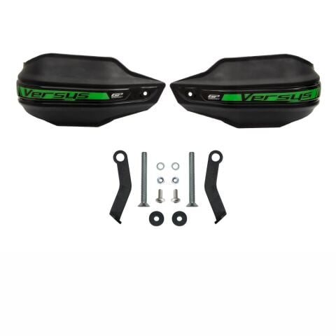 GP Kompozit Kawasaki Versys X300 2017-2020 Uyumlu Plastik Elcik Koruma Siyah