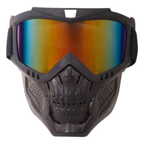 GP Kompozit MSK002 Enduro / Off-Road Maskeli Aynalı Motosiklet Gözlüğü Sarı