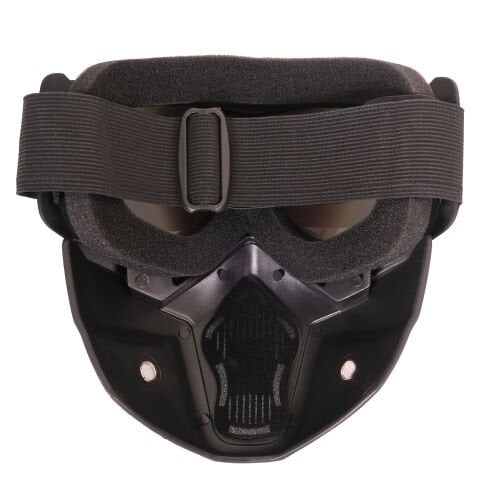 GP Kompozit MSK001 Enduro / Off-Road Maskeli Aynalı Motosiklet Gözlüğü Gri