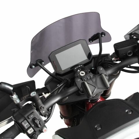 GP Kompozit Honda CB750 Hornet 2023-2024 Uyumlu Ön Cam Siyah