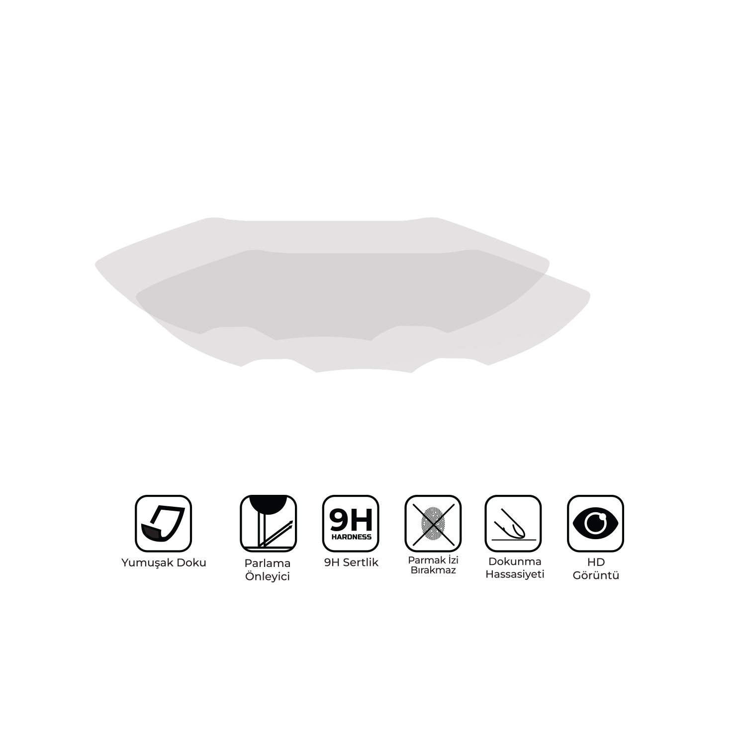 GP Kompozit Honda PCX 125 / 150 2022-2025 Uyumlu Motosiklet Ekran Koruyucu Şeffaf