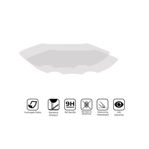 GP Kompozit Honda PCX 125 / 150 2022-2025 Uyumlu Motosiklet Ekran Koruyucu Şeffaf