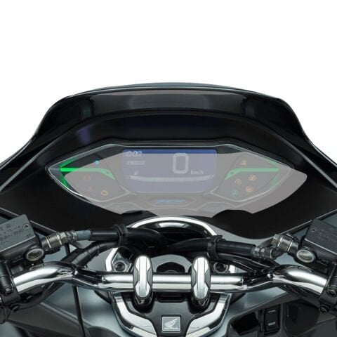 GP Kompozit Honda PCX 125 / 150 2022-2025 Uyumlu Motosiklet Ekran Koruyucu Şeffaf
