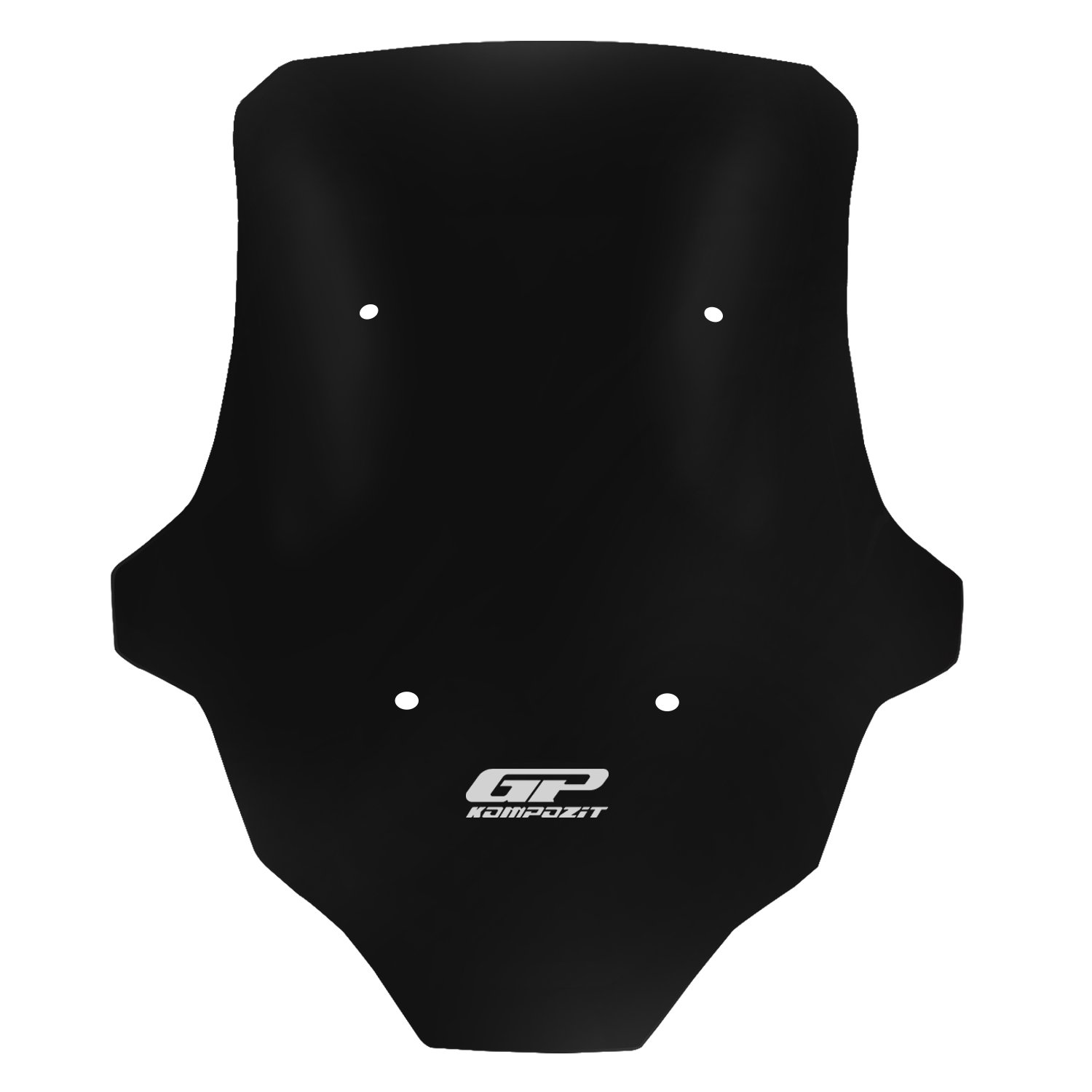 GP Kompozit Honda ADV 350 2023-2026 Uyumlu Kısa Spor Ön Cam Siyah