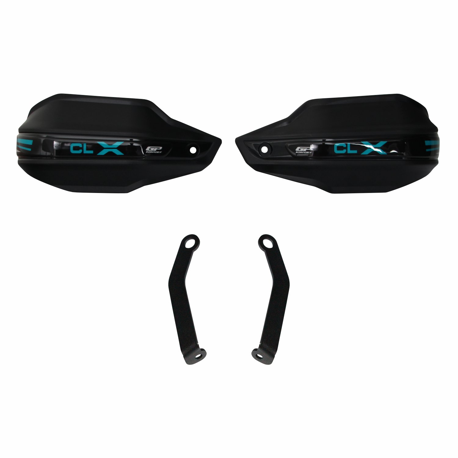 GP Kompozit CF Moto 700 CL-X 2022-2026 Uyumlu Plastik Elcik Koruma Siyah