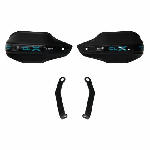 GP Kompozit CF Moto 700 CL-X 2022-2026 Uyumlu Plastik Elcik Koruma Siyah