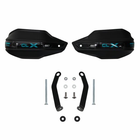 GP Kompozit CF Moto 700 CL-X 2022-2026 Uyumlu Plastik Elcik Koruma Siyah