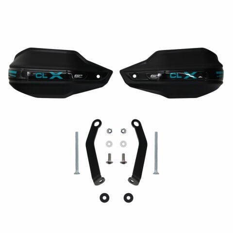 GP Kompozit CF Moto 700 CL-X 2022-2026 Uyumlu Plastik Elcik Koruma Siyah