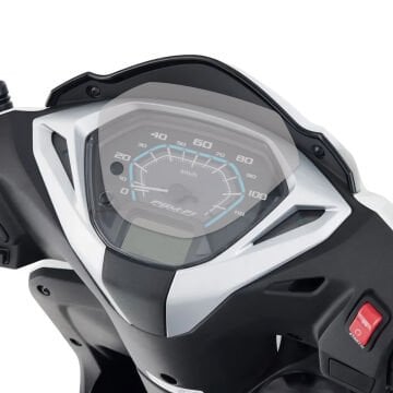 GP Kompozit Honda Activa 2023-2024 Uyumlu Motosiklet Ekran Koruyucu Şeffaf