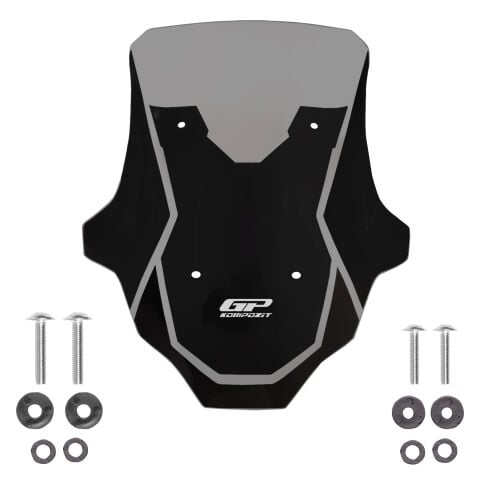 GP Kompozit Honda ADV 350 2023-2026 Uyumlu Kısa Spor Ön Cam Füme