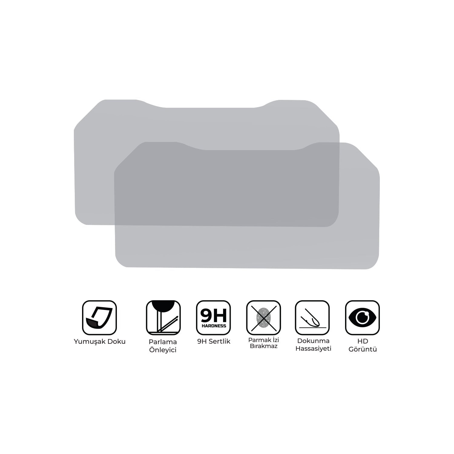 GP Kompozit RKS Freccia 150 2024-2025 Uyumlu Motosiklet Ekran Koruyucu Şeffaf