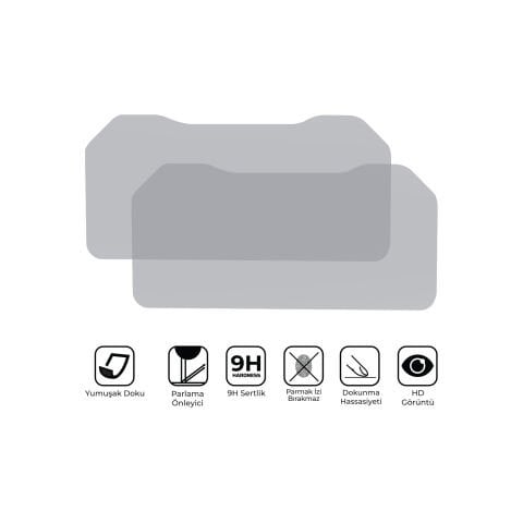 GP Kompozit RKS Freccia 150 2024-2025 Uyumlu Motosiklet Ekran Koruyucu Şeffaf