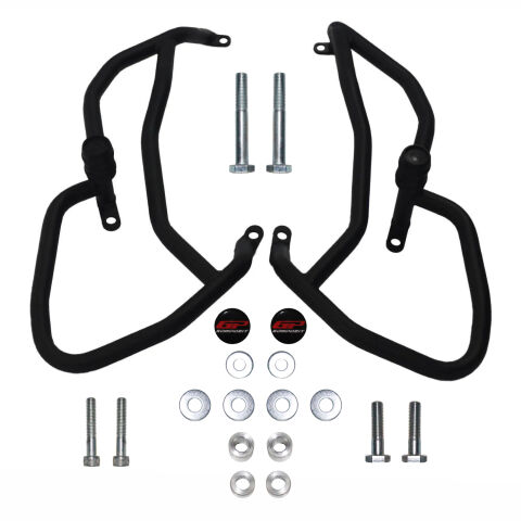 GP Kompozit Yamaha MT-09 Tracer / GT 2021-2024 Uyumlu Motor Koruma Demiri Siyah