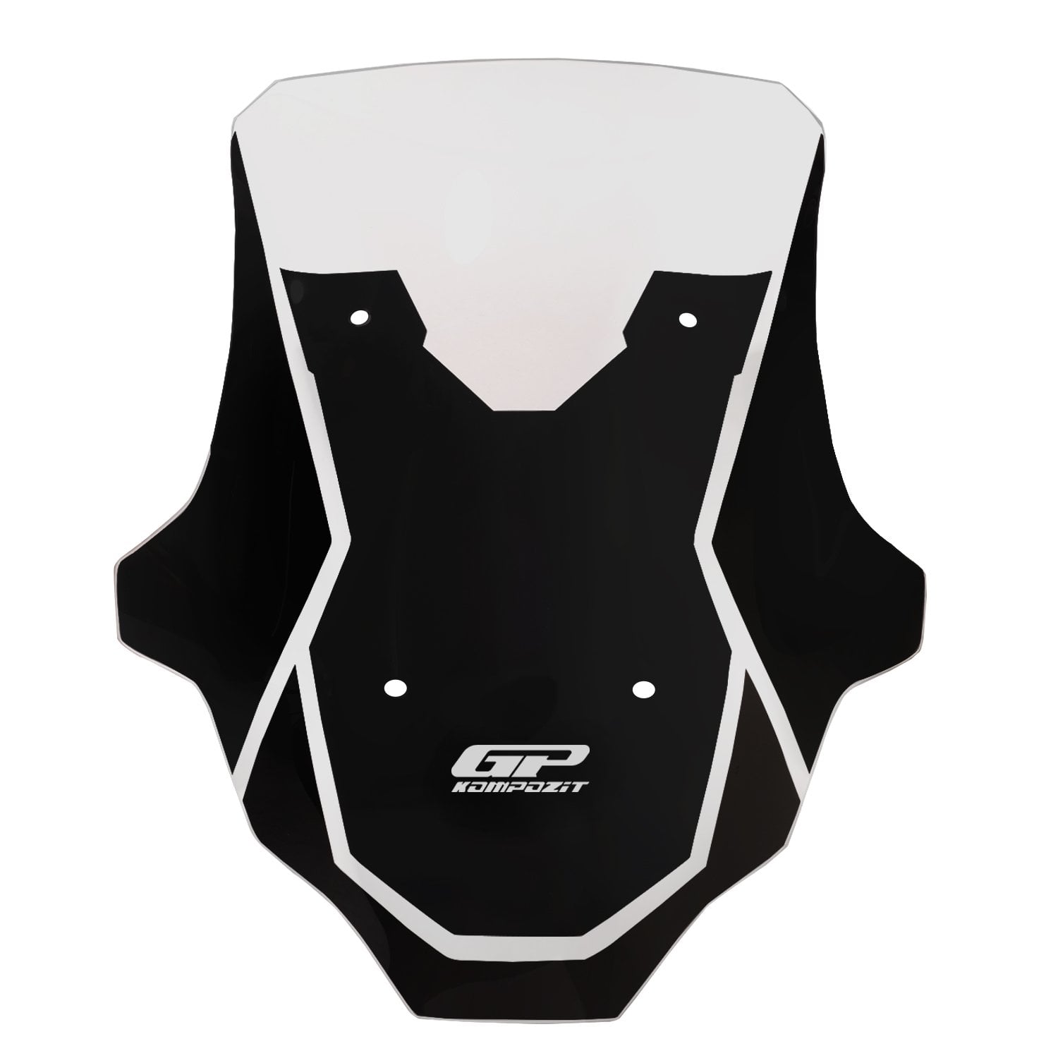 GP Kompozit Honda ADV 350 2023-2026 Uyumlu Kısa Spor Ön Cam Şeffaf