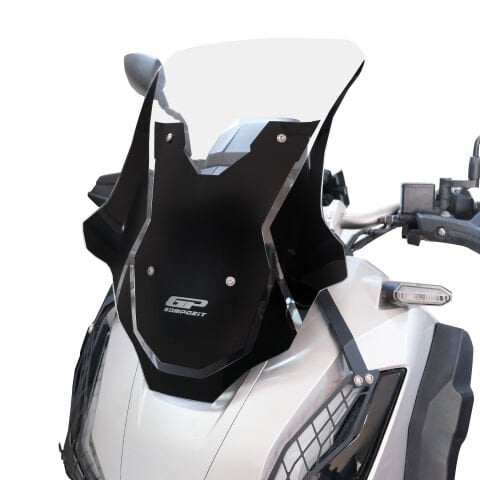 GP Kompozit Honda ADV 350 2023-2026 Uyumlu Kısa Spor Ön Cam Şeffaf