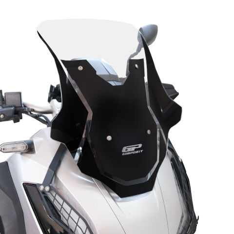GP Kompozit Honda ADV 350 2023-2026 Uyumlu Kısa Spor Ön Cam Şeffaf
