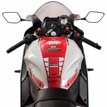 GP Kompozit Yamaha R7 2021–2024 Uyumlu Tank Pad Seti Karbon
