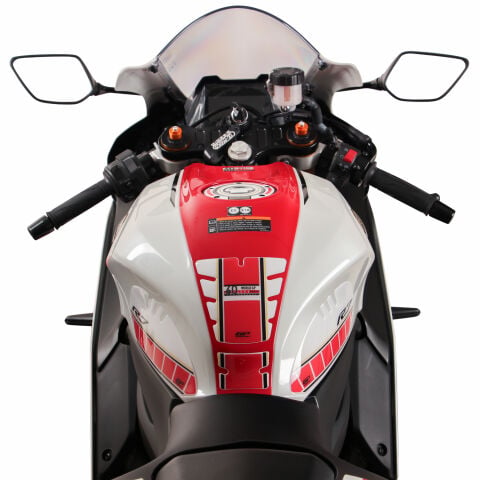 GP Kompozit Yamaha R7 2021–2024 Uyumlu Tank Pad Seti Karbon