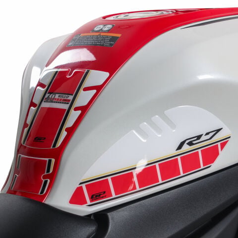 GP Kompozit Yamaha R7 2021–2024 Uyumlu Tank Pad Seti Karbon