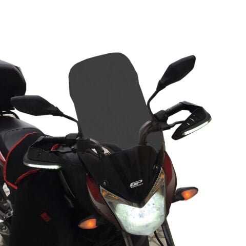 GP Kompozit Bajaj Discover 125ST / 150ST 2015-2017 Uyumlu Ön Cam Füme