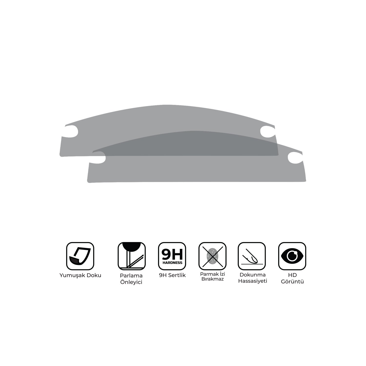 GP Kompozit SYM Jet X 125 2023 Uyumlu Motosiklet Ekran Koruyucu Şeffaf