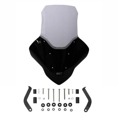 GP Kompozit Yamaha NMAX 125 / 155 2021-2024 Uyumlu Elcikli Tur Camı Füme