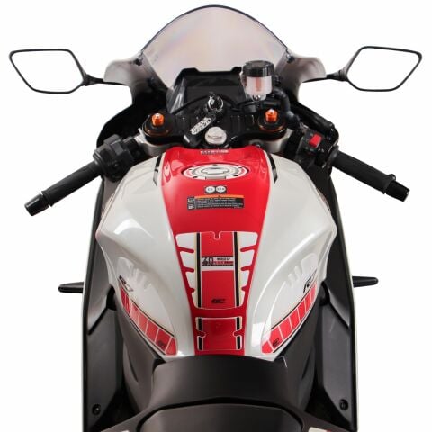 GP Kompozit Yamaha R7 2021–2024 Uyumlu Tank Pad Seti Mavi