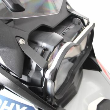 GP Kompozit BMW R 1200 GS / R 1250 GS ADV 2013-2024 Uyumlu Far Koruma Şeffaf