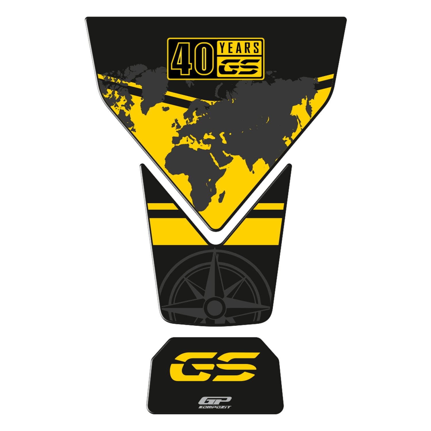 GP Kompozit BMW F 850 GS ADV 2018-2023 Uyumlu Tank Pad 40.Yıl