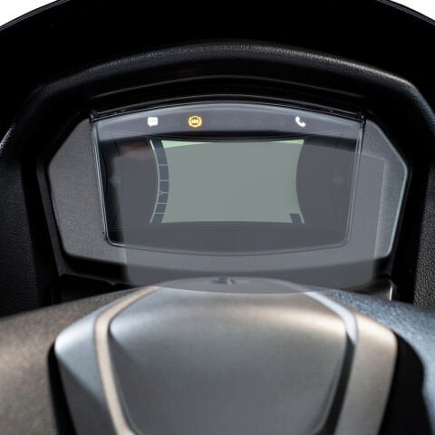 GP Kompozit Yamaha NMAX 125 / 155 2023-2024 Uyumlu Motosiklet Ekran Koruyucu Şeffaf